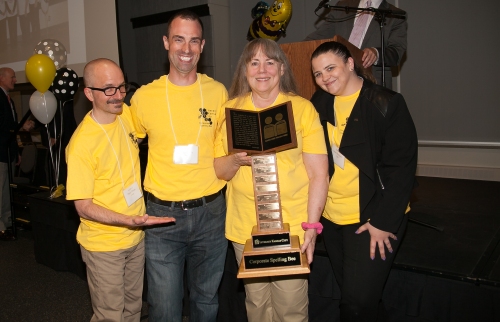 Price Horn, James Carlile, Deborah Roach, Suzie Kemper - UMB Winning Spelling Team